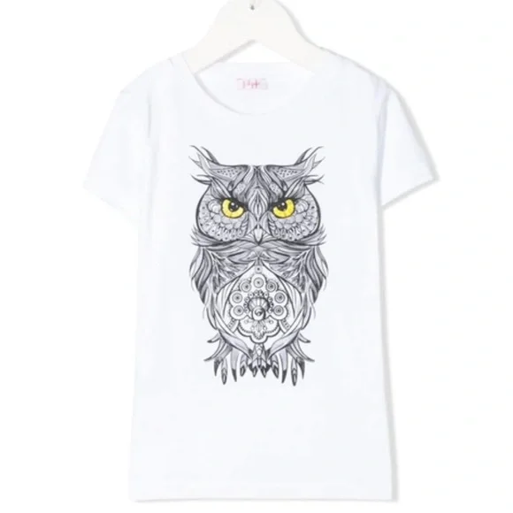 Il Gufo Owl print T-shirt Size 4 - Picture 1 of 9